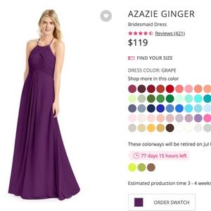 Azazie Ginger Grape - Size A6